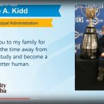 Laurel-Lee Kidd with her son and her quote