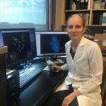 Lucile Jeusset at a computer