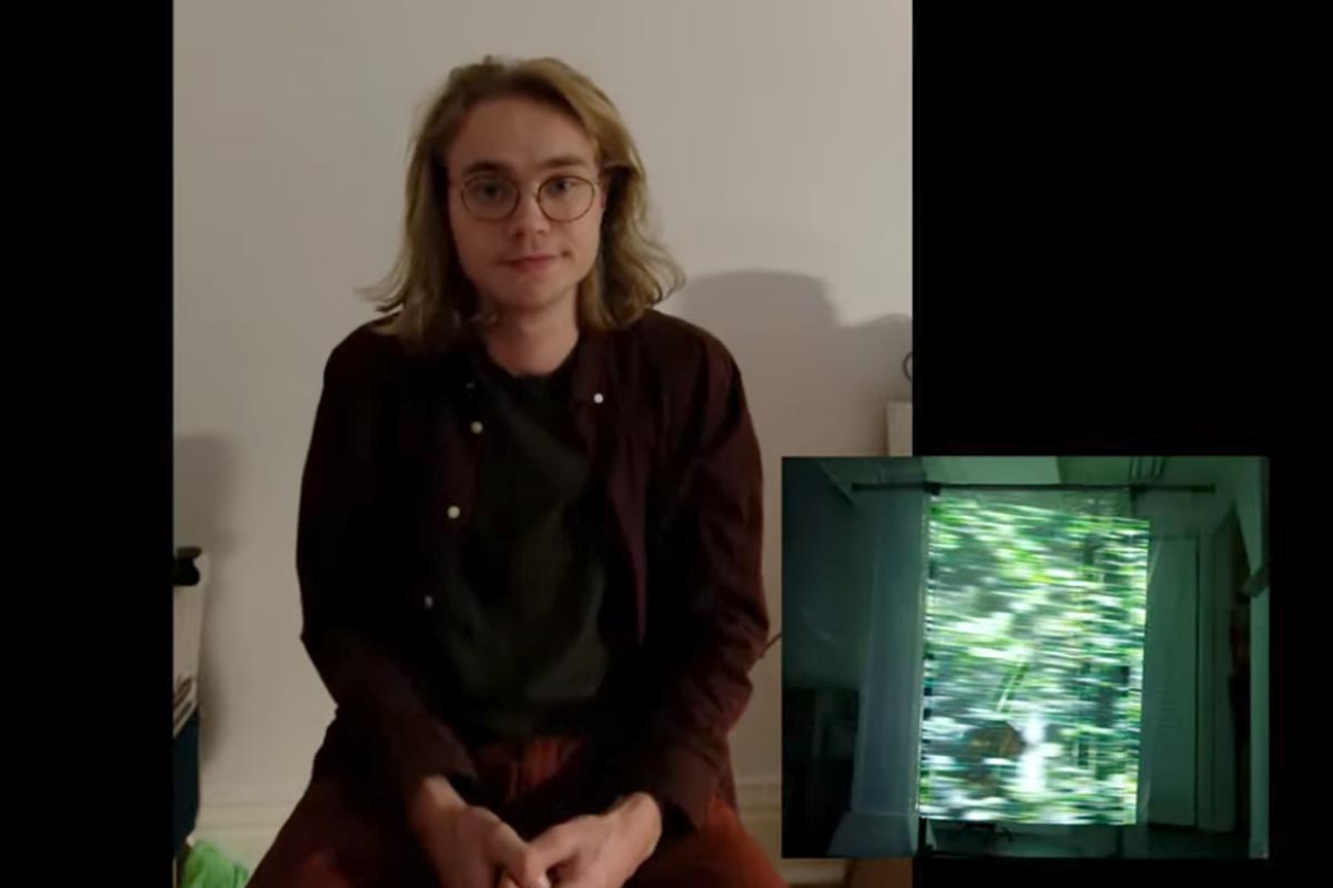 Max Sandred, Faculty of Architecture, won in the Creative Works category for his poster project 'Theatres of architectural imagination.'