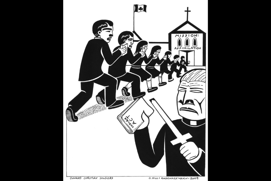 Graphic by artist Gord Hill