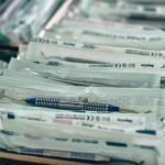 Dental tools on a medical desk