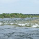 A waterway in northern Manitoba.