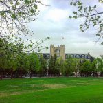 Tier building outside