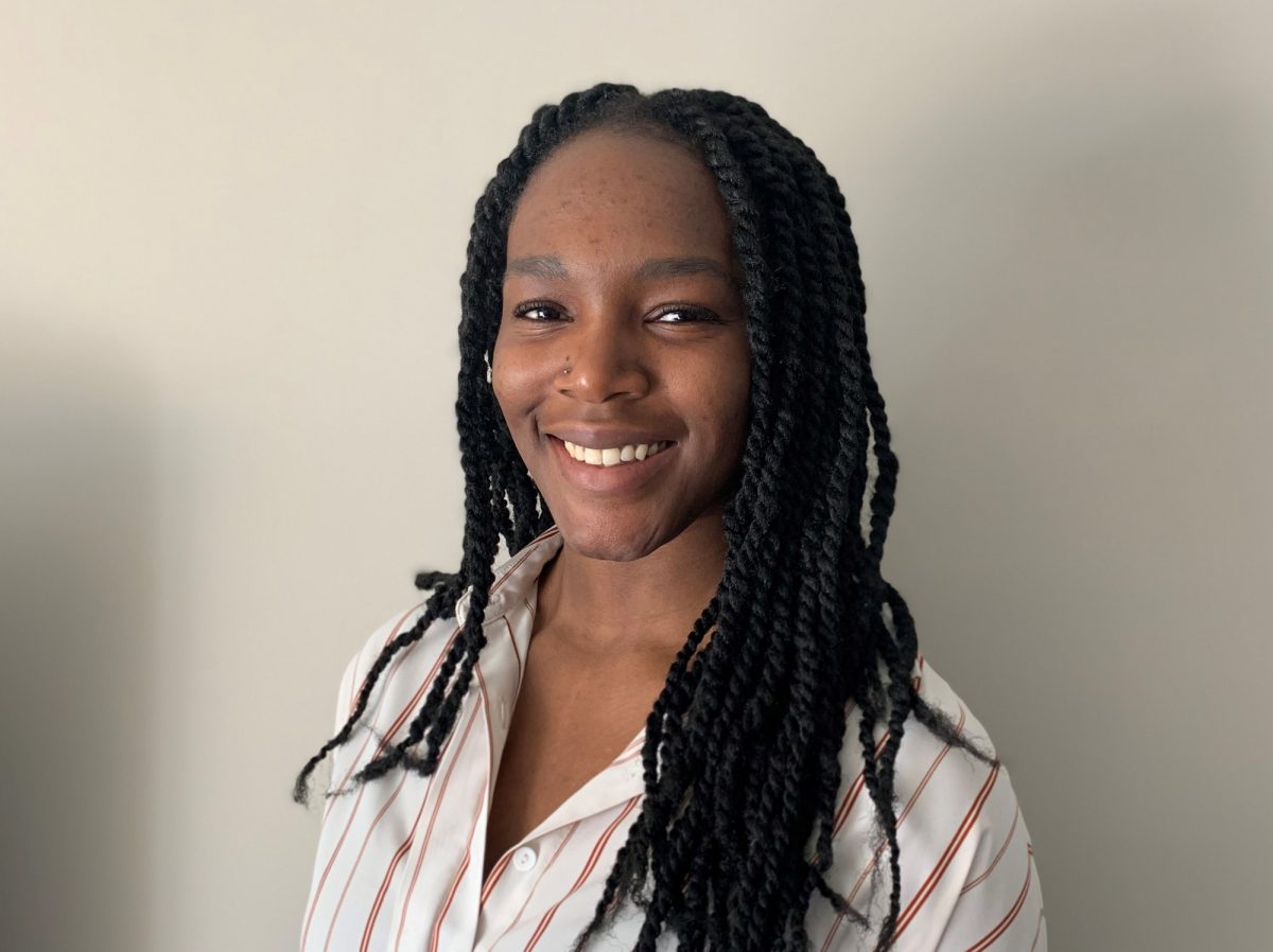 Headshot of student Kwene Appah against a white background