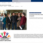 A page on the new UM Intranet.