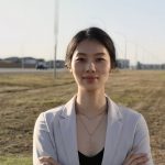 Picture of women standing in field.