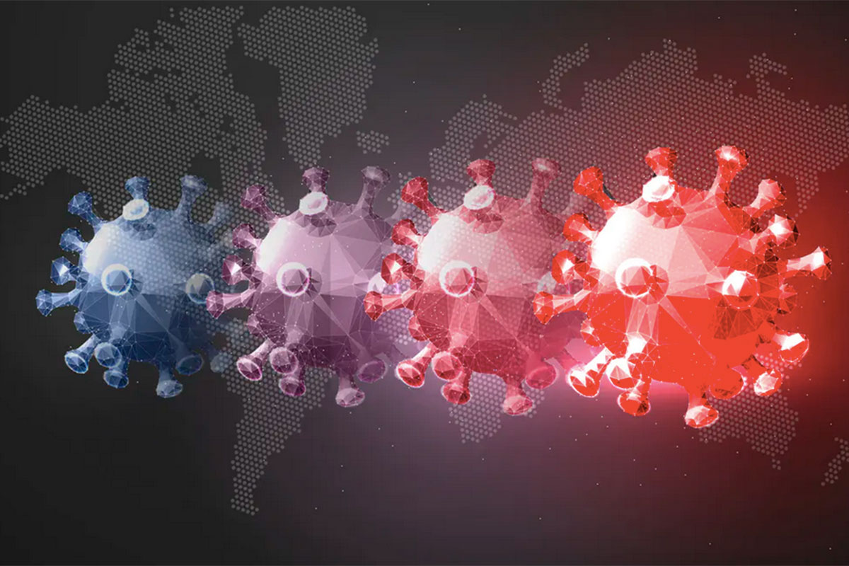 The emergence of variants of concern in late 2020 marked a shift in the COVID-19 pandemic. // Image from Shutterstock