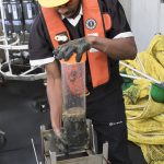 Desmond Durell conducting research