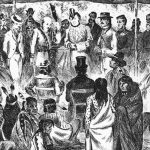 Conference with First Nations Chiefs during Manitoba-First Nations Treaty, 1871. // Glenbow Archives NA-1406-72