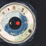 Drawing of the earth