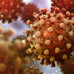 Illustration of COVID-19 virus.