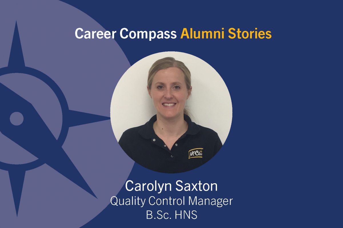 Carolyn Saxton Human Nutritional Sciences Alumni