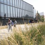 Fort Garry campus people walking