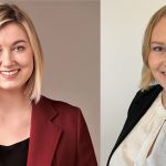 First-place team Allison Kilgour and Anna Siemens.