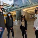 Bisons student-athletes pictured in ALC Agora