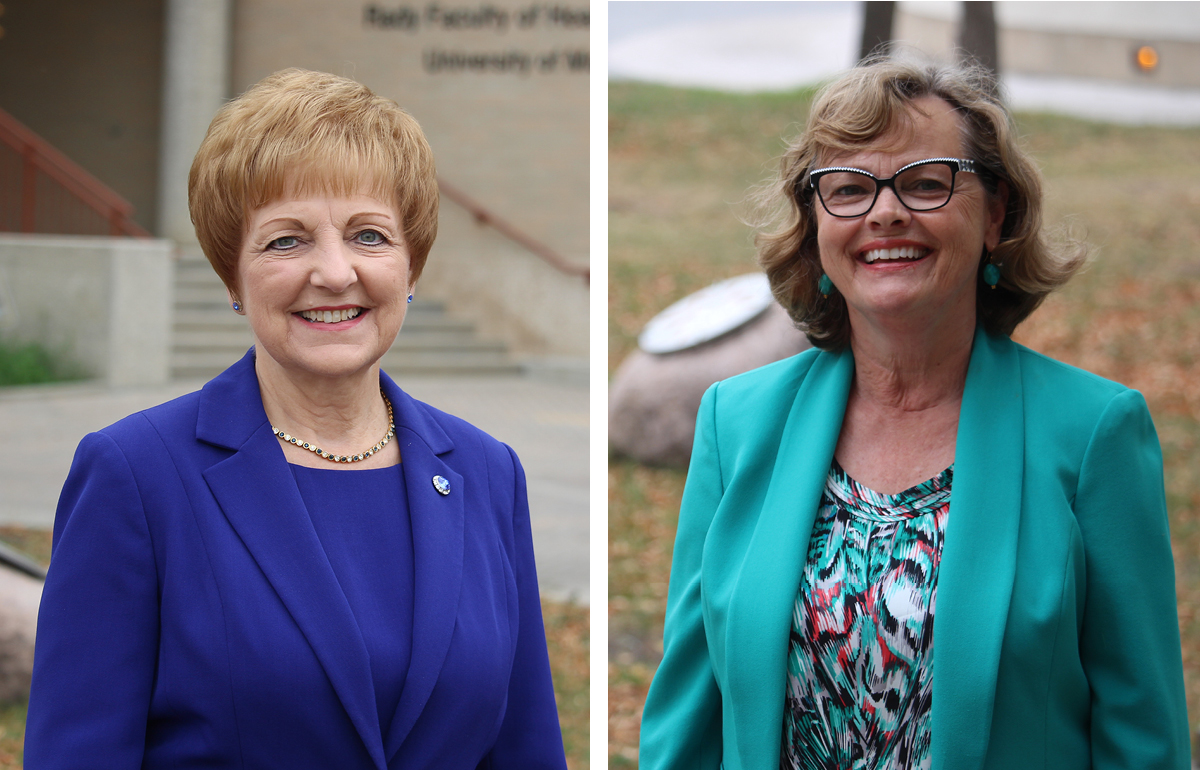 Netha Dyck and Donna Martin.