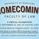 Homecoming 2021 Faculty of Law Sept. 23 at 5pm