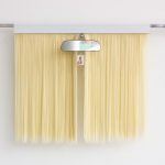 Tayler Buss, Rearview, steel, rear view mirror, hair extension, keychain, digital photograph, 2021