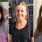 Graduating students from the Rady Faculty of Health Sciences: Corrine Clyne, Haley Nakonechny and Laura Carroll.