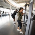 Students working out in active living centre