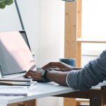 Student at a desk