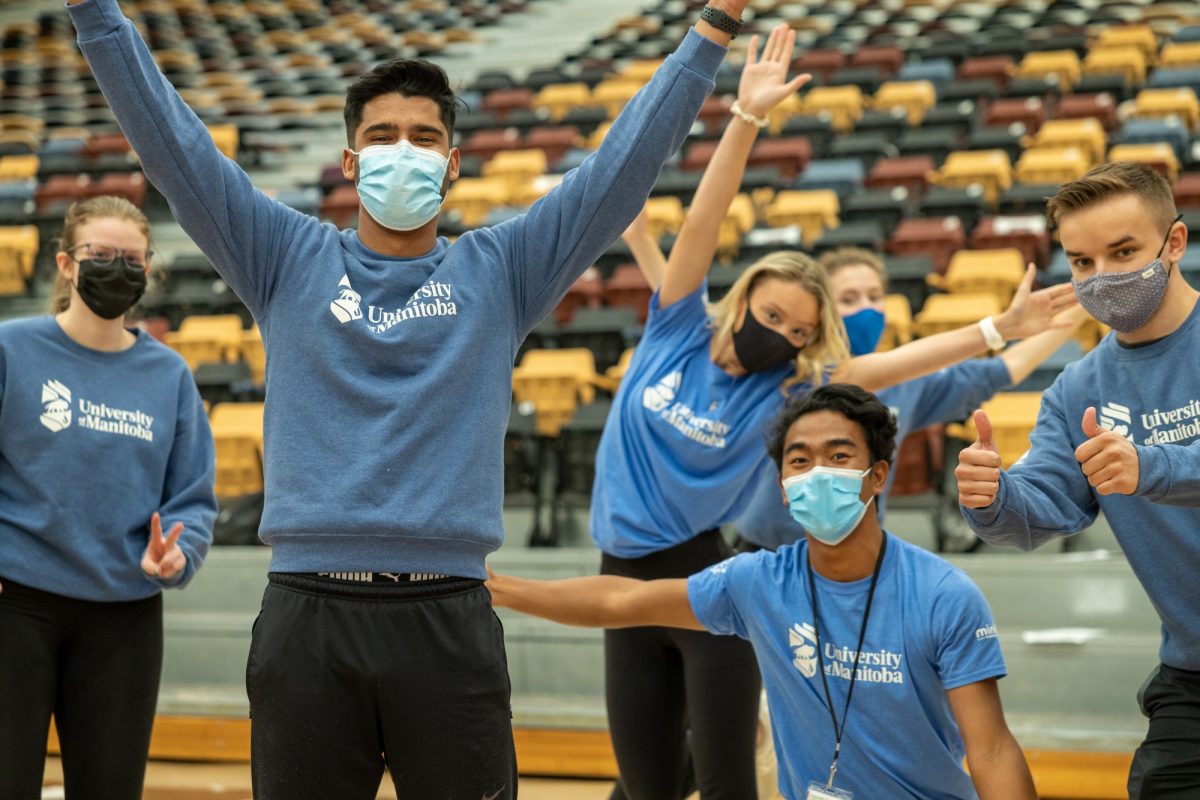 mini u employees being excited.