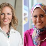 Profiles of Mandy Archibald and Hagar Labouta.