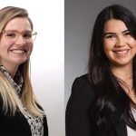 Headshots of two law students side-by-side Janelle Gobin and Taylor Antonchuk