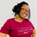 Kathleen Glover stands smiling