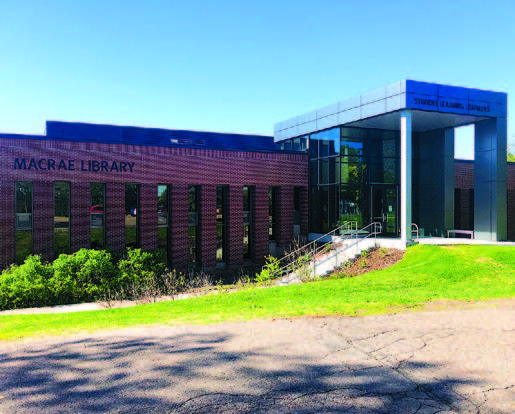 MacRae Library at Long Plain First Nation.