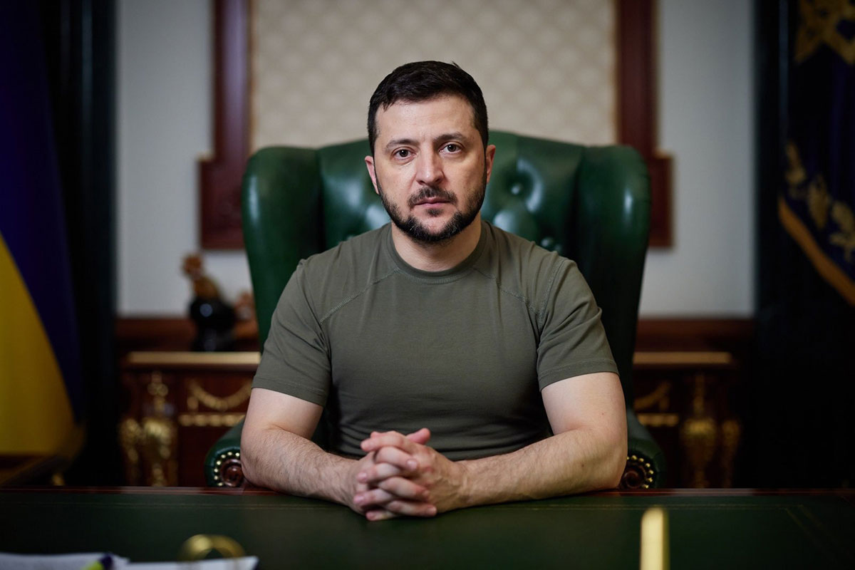 Volodymyr Zelenskyy, president of Ukraine. // Image from Government of Ukraine