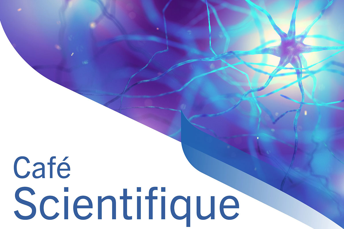Graphic with text reading: Cafe-Scientifique