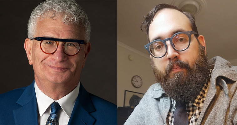 combined headshots of Class of 1980 member Norman Yusim and MILSA student Adam Kowal