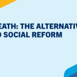 Graphic with text, Death The Alternative to Social Reform