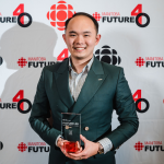 Paul Ong receiving his award