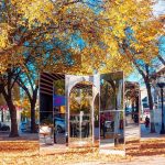 Reflective structure created by Master of Architecture students