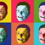 A grid illustration of hospital manikin faces.