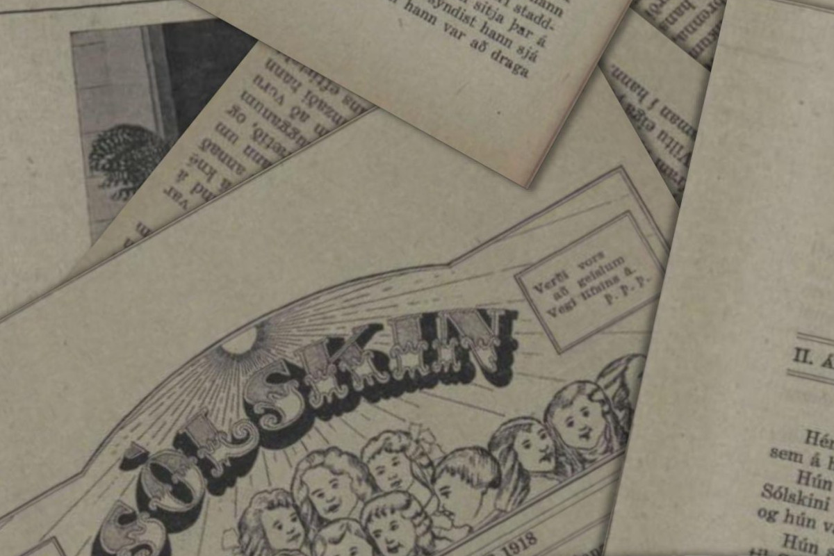 Icelandic e-book solskin