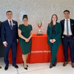 Business Law Group executive (left to right): Ben Manness (3L) – Vice President, Matt London (2L) – Treasurer, Diana Gutierrez (2L) – Secretary, Rebecca Penner (2L) – Event Planning & Logistics Director, Chris Dick (3L) – President, and Devan Vercaigne (2L) – Communications & Marketing Director.