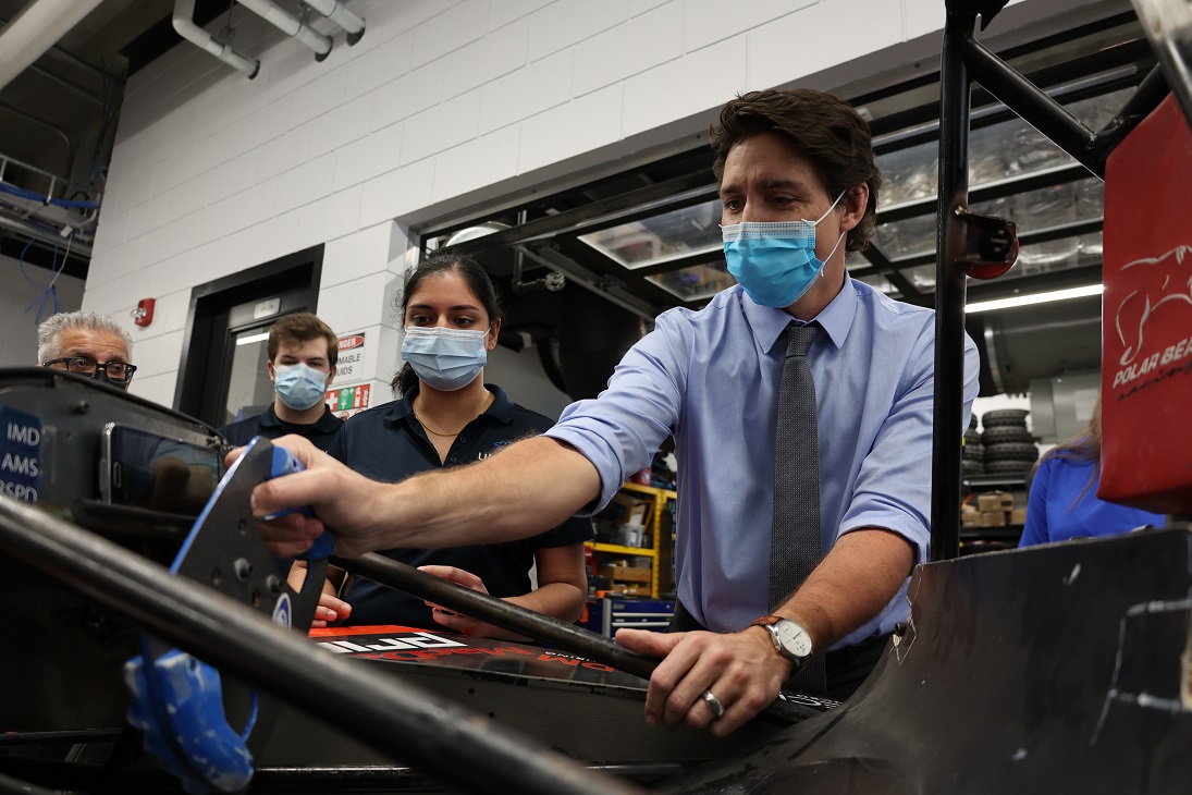 Prime Minister Justin Trudeau visits campus in 2023