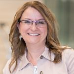 Head shot of Lorna Trapp smiling at the camera.