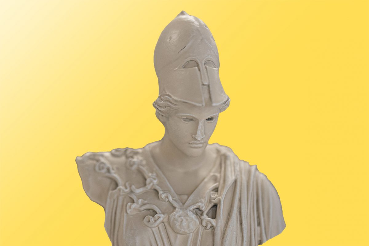 One of Carl Szczerski's painted 3D models.