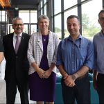 a group of five people