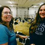 Jill Verwey, left, with Rachael Proden, one of four children who are continuing their family’s work in agriculture. | Rosalie I. Tennison photo