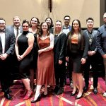 Left to Right: Marc Kruse, Director of Legal Learning and Services, Yvan Laroque, Clinical Instructor, Dominique Gibson (3L), Melinda Moch (3L), Sarah Shuttleworth (1L), Nadine Plourde (2L), Carlie Kane (3L), Mary-Charlet Lathlin (2L), Assistant Professor Daniel Diamond, Shelby Sinclair (3L), Zackery Anderson (2L), Assistant Professor Leo Baskatawang.
