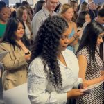 Nursing students reading the UM nursing pledge.