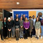 UM Undergraduate Research Showcase winners with Mario Pinto, Vice-President (Research and International)