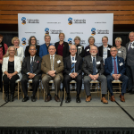 Emeritus honourees on stage