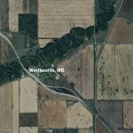 google earth image of westbourne, manitoba area
