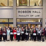 Photo of Student award winners with some of the donors' friends and loved-ones.
